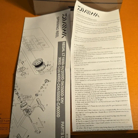 Daiwa Regal LT1000D-XH Fishing Reel And Trout Tackle.🐟🐟🐟🐟🐟🐟 - Picture 6 of 16